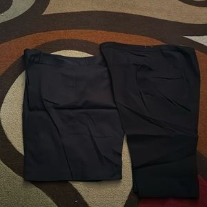 black shirts & capris